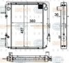 HELLA 8MK 376 701-111 Radiator, engine cooling